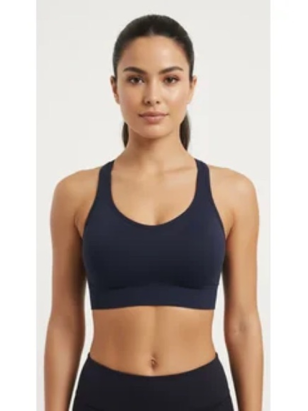 NWT Jockey Studio Interlock Navy Court Sports Bra